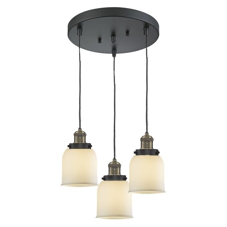 Innovations 211/3-BAB-G51 3 Light Multi-Pendant, Black Antique Brass